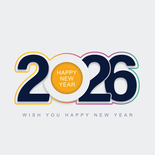 New Year Greetings Maker 2026 app icon