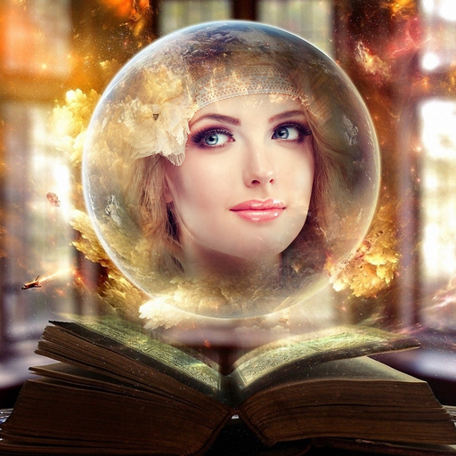 Magic Crystal Ball Photo Frame app icon