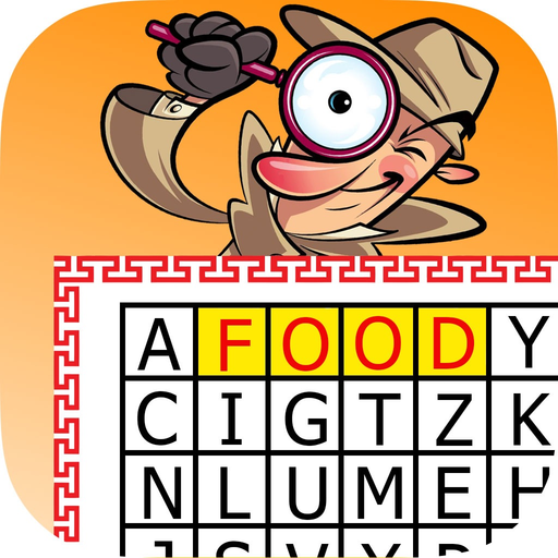 Crossword Puzzle Food: Word Search in the letters table app icon