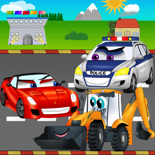 Cars Road Race Kids Game app icon