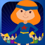 Super Power Girls Mom&Dad Family coloring book fun starter game icon