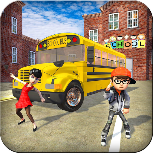 Crazy School Bus Transport Sim app icon