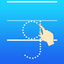 Trace Letter Level 7,Lowercase icon