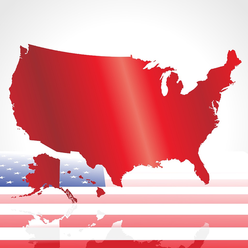 Guess The Flag And Geography Map Of 50 US States app icon