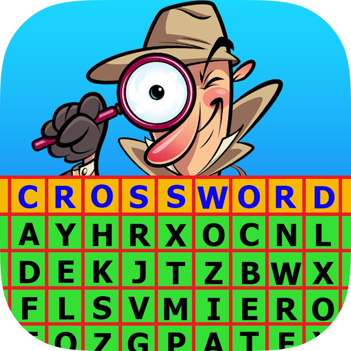 Crossword game for intelligent: Word Search puzzle in the letters table app icon