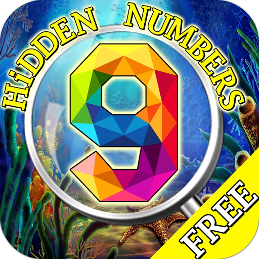 Free Hidden Object Games:Seaside Hidden Numbers app icon