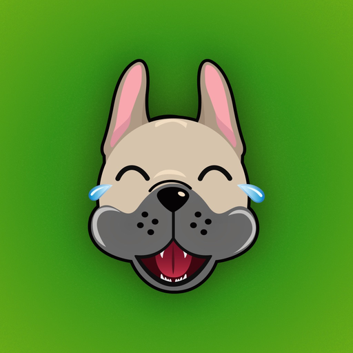 French Bulldog Emoji app icon