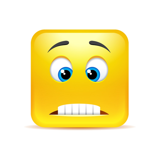 Yellow Square Smileys Emoticon app icon