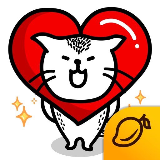 Heart Cat Lite - Mango Sticker app icon