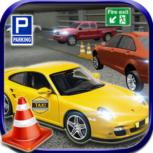 City Mall Taxi Parking 3d : free simulation game app icon