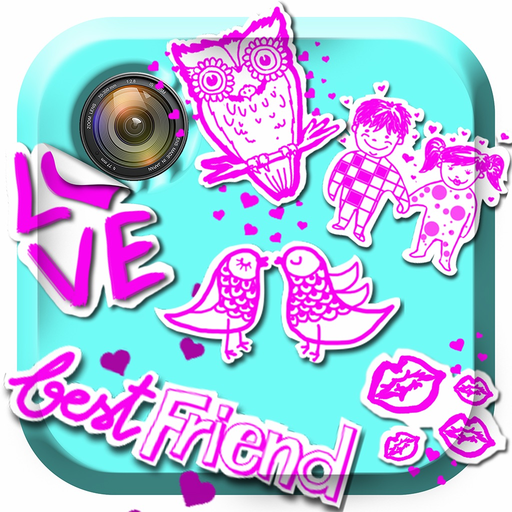 Cute Stickers for Photos – Best Pic Studio Editor app icon
