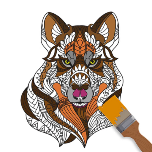 Adult Animal Coloring Pages app icon