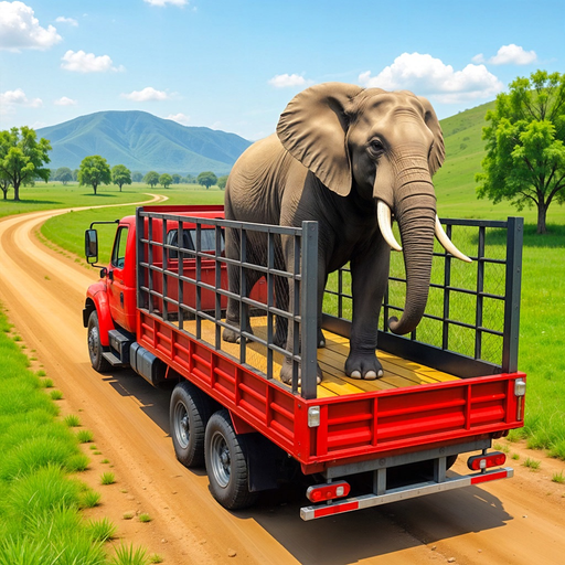 Zoo Animals Pet - Happy Truck app icon