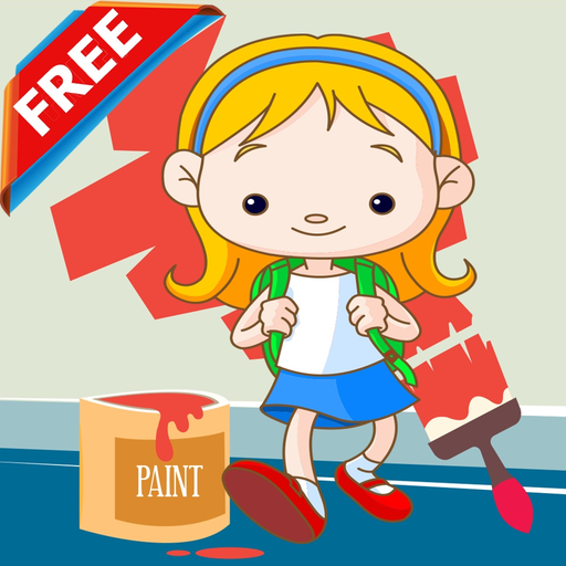 ABC Coloring Book Count & Learn numbers kids games app icon