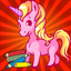 Coloring kids painting game for animals zoo books icon