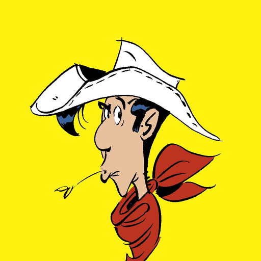 Lucky Luke Stickers app icon