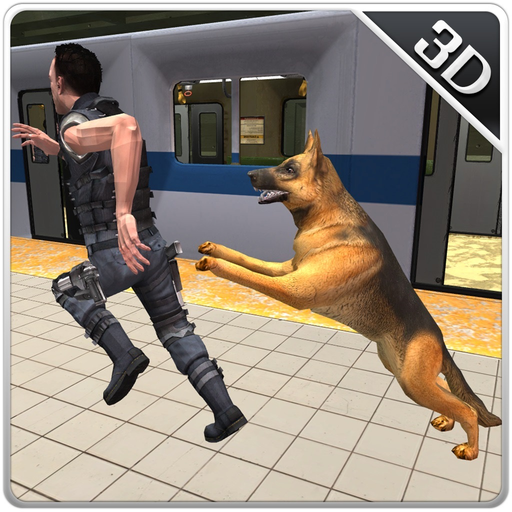 Police Subway Security Dog – City crime chase sim app icon