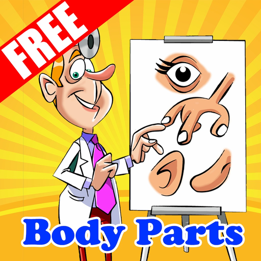 Body Parts Reading Vocabulary for Kindergarten app icon
