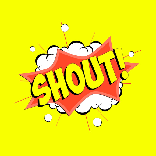 Shout! Stickers app icon