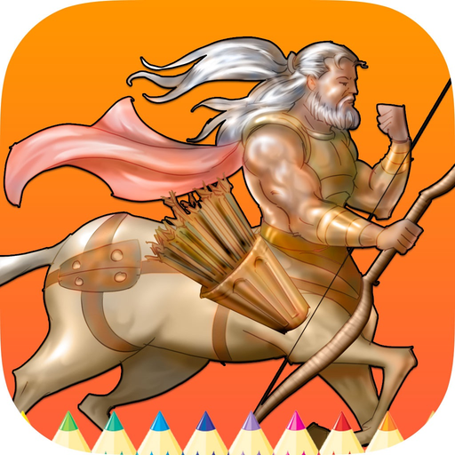 Mythical Creatures Coloring Book for Kids app icon