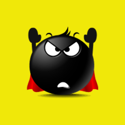Black Emoji Sticker Pack for iMessage app icon