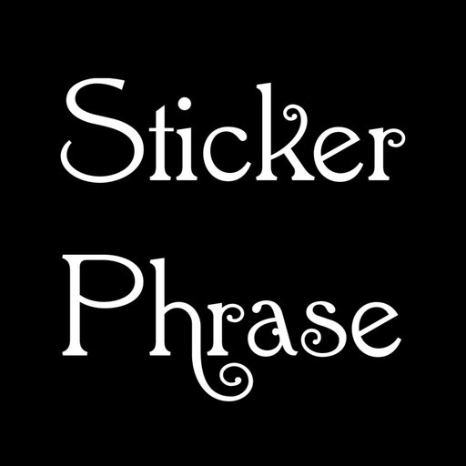 Sticker Phrase - stickers for iMessages app icon