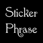 Sticker Phrase - stickers for iMessages icon