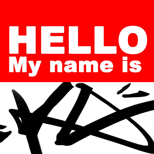 Graffiti Sticker - Hello my name is app icon