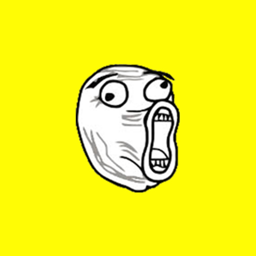 Troll Face Rage Stickers app icon