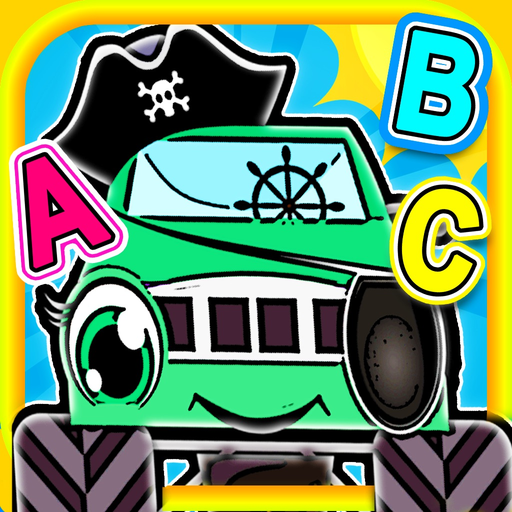 Pirate Preschool Monster Trucks  - Solve puzzles app icon