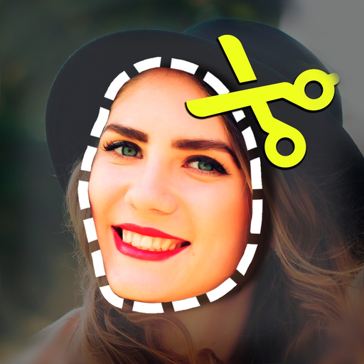 Cut paste for create stickers app icon