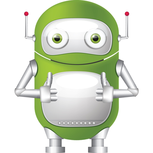 Green Robot Stickers app icon