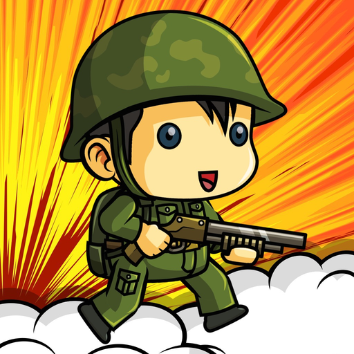 Tiny Soldier vs Aliens - Adventure Games for Kids app icon