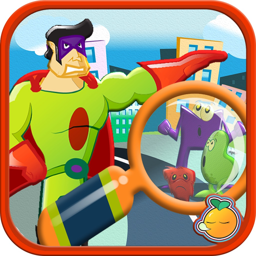 Superhero find difference game app icon