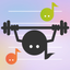 Simple Music Note Workout icon