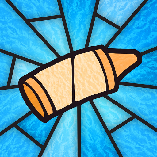 Stained Glass Coloring Book app icon