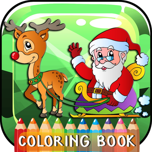 Christmas Coloring Book Free For Kids And Toddlers app icon