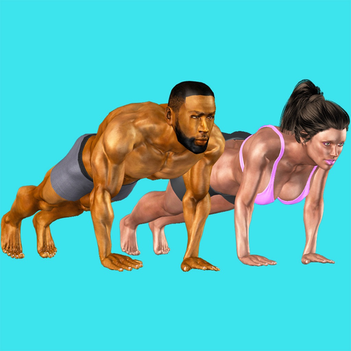 Chrono PushUps: 3D Trainer app icon