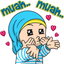 Cute Hijab stickers by EdSants icon