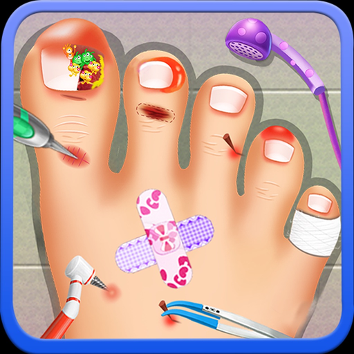 Nail doctor : Kids games toe surgery doctor games app icon