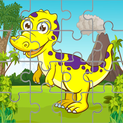 Dinosaur Jigsaw Puzzle Toddler Kids Dino Game Free app icon