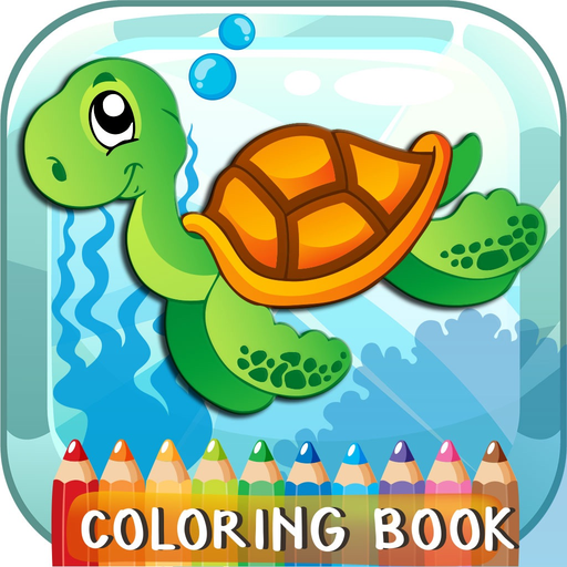 Sea Creatures Coloring Book For Kids And Toddlers! app icon