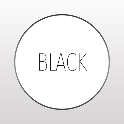 Black hole cutter app icon