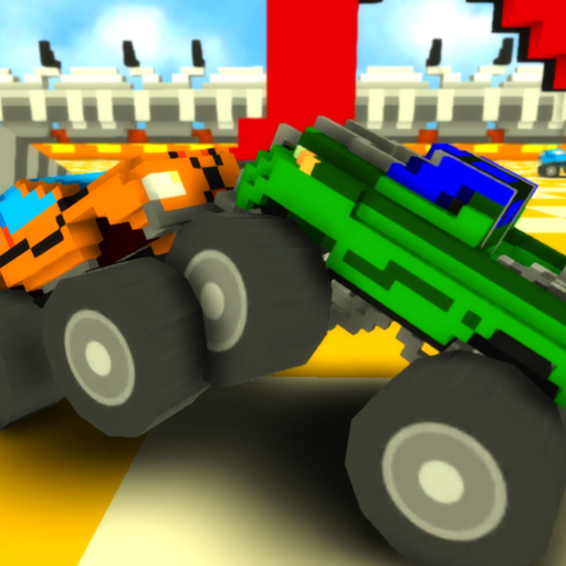 Blocky Monster Truck Smash app icon