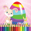 Easter Egg Coloring Book Bunny Painting for Kids icon