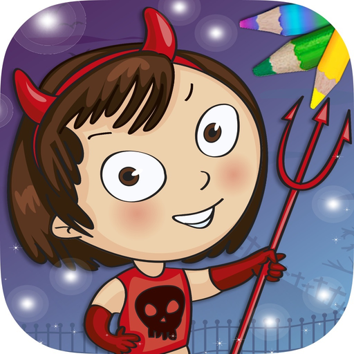 Halloween coloring pages – Paint monsters & zombie app icon