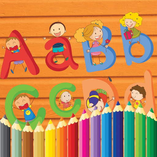 ABC Coloring Alphabet Learn Paint for Toddler Kids app icon