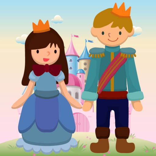 Princess Prince Coloring Book Games For Kids Free app icon