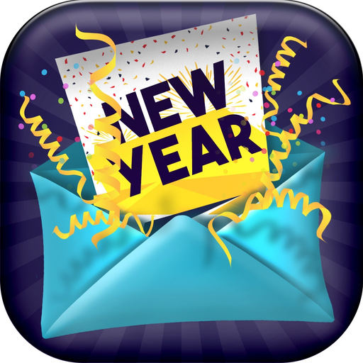 New Year Party Invitations 2017 – Cards Maker app icon