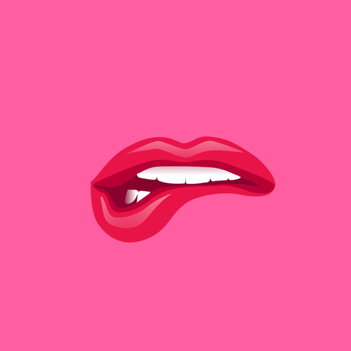 Flirty Lips Stickers app icon